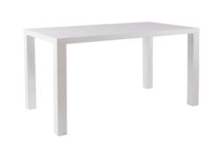 Hygena Lyssa 150cm Dining Table - White Gloss